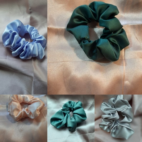 Satin scrunchie pack - Picture 1 of 1